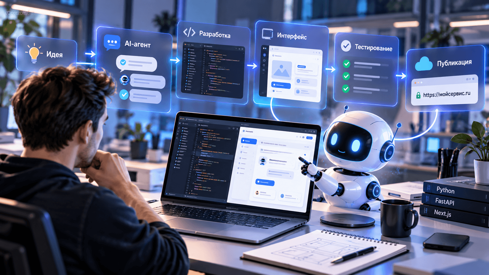 AI-агенты и веб-разработка: свой сервис от идеи до запуска